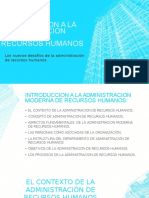 Introduccion A La Administracion Moderna de Recursos Humanos