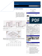 Zapatas Corridas de Concreto Armado - Detalles Constructivos