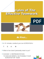Teamwork Principles