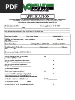 Application: This Employer Requires A Pre-Employment Physical and Drug Test