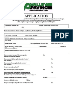 Application: This Employer Requires A Pre-Employment Physical and Drug Test