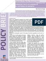 There is now widespread recognition that Australia’s population is ageing and that this has important implications for the national economy and society.  Despite this there is considerable misunderstanding of the nature, scale, location and implications of population ageing in Australia. This is even the case in the aged care sector which is to be so crucially impacted by the ageing of the population.  The aim of this policy brief and the following two briefs (March and April, 2014) is to summarise the basic dimensions of the growth of Australia’s older population over the next two decades.  The note will use the most recent Australian Bureau of Statistics (ABS, 2013a) population projections.  It must be stressed, however, that for older populations there is no element of ‘crystal ball gazing’ in these projections.  There is a very high degree of certainty around them and they can be used with a high degree of confidence.  This is because Australia’s older population of the 2020s and 2