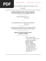 DOJ Brief Against CFPB 3-17-17