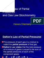 Dalton's Law of Partial Pressures and Gas Law Stoichiometry: Honors Chemistry