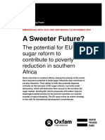 A Sweeter Future? The Potential For EU Sugar Reform To Contribute To Poverty Reduction in Southern Africa
