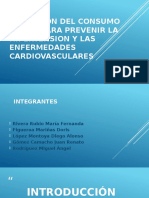 Reducir el consumo de sal para prevenir hipertensión y enfermedades cardiovasculares