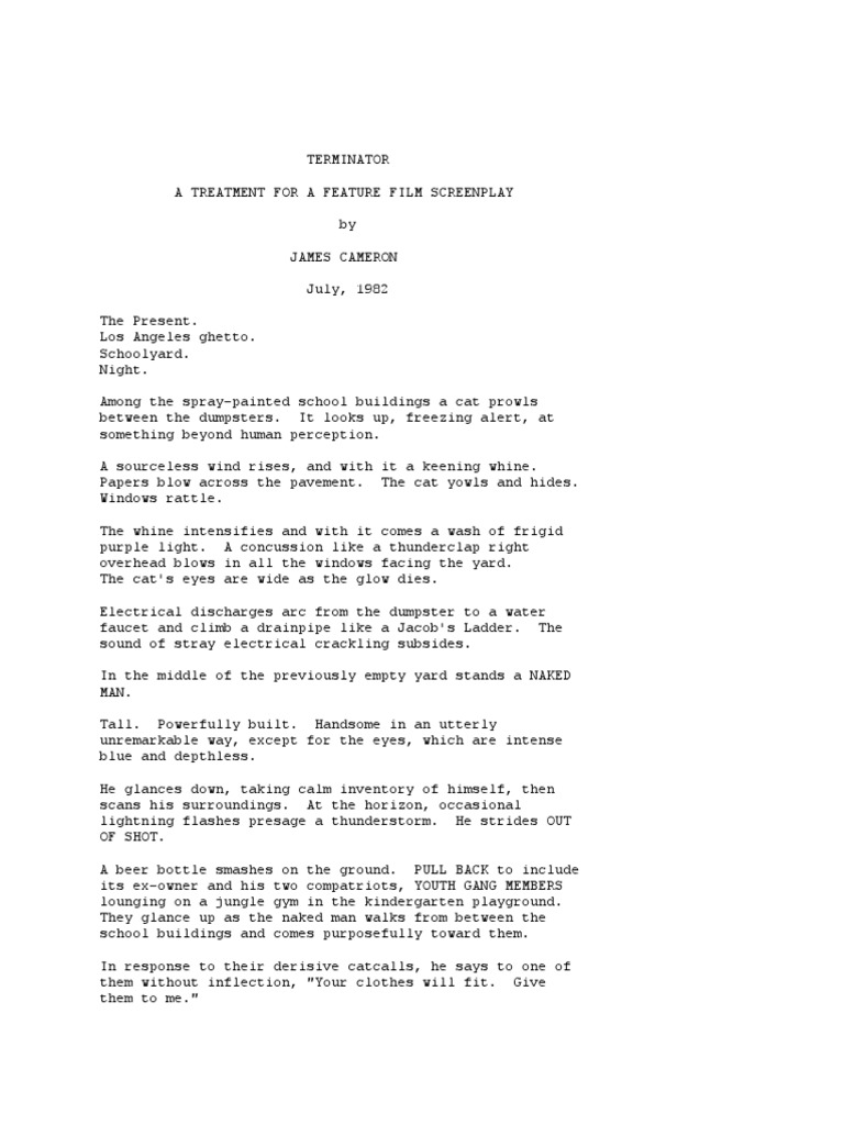 Terminator Treatment | PDF | Shotgun | Traffic