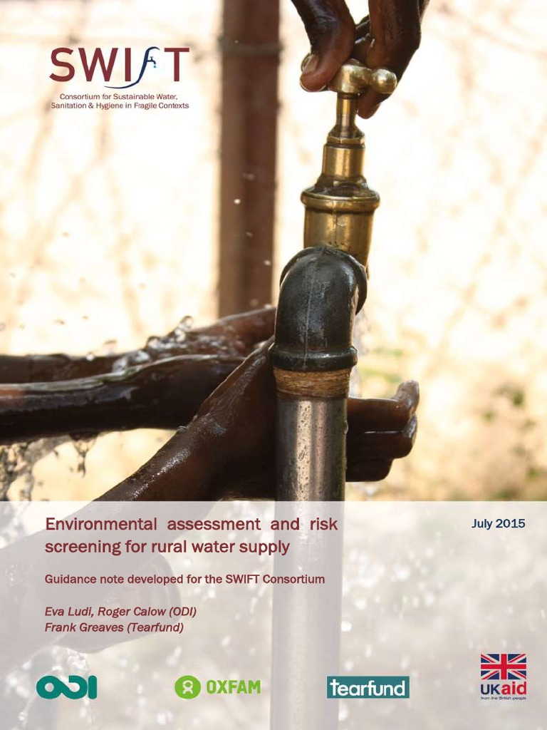 Environmental Assessment and Risk Screening For Rural Water Supply ...