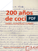 200 Años de Recetas de Cocina PDF