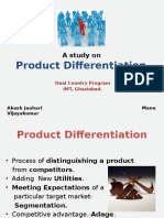 Product Differentiation: A Study On