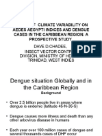 Impact of Climate On Aedes Egypi in Carribean