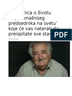 Najsiromasniji Predsjednik Na Svijetu