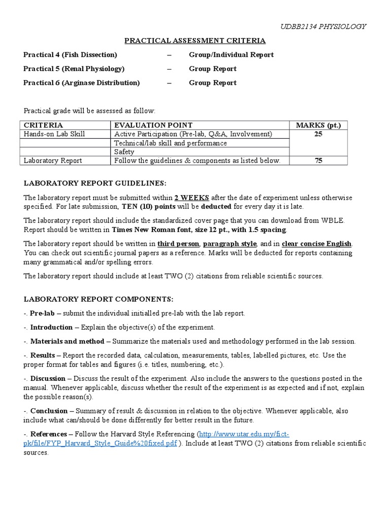 UDBB2134 Practical Grading Info | PDF | Plagiarism | Citation