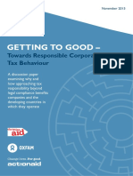 Getting To Good: Towards Responsible Corporate Tax Behaviour