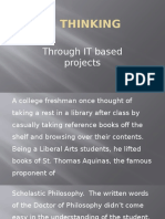 Higher Thinking Skills: Through IT Based Projects