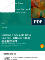Building Scalable Data Science Platform Wit R