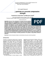 Impact of Clay Particles On Concrete Compressive Strengtth