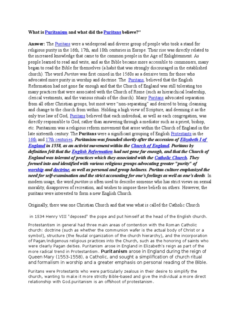 The Surprising Secret Of Puritanism Revealed - n7w0i9c