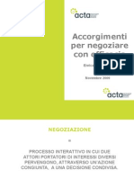 Accorgimenti Per Negoziare Con Efficacia