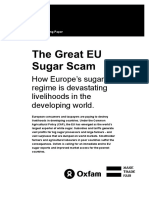 The Great EU Sugar Scam: How Europe's Sugar Regime Is Devastating Livelihoods in The Developing World