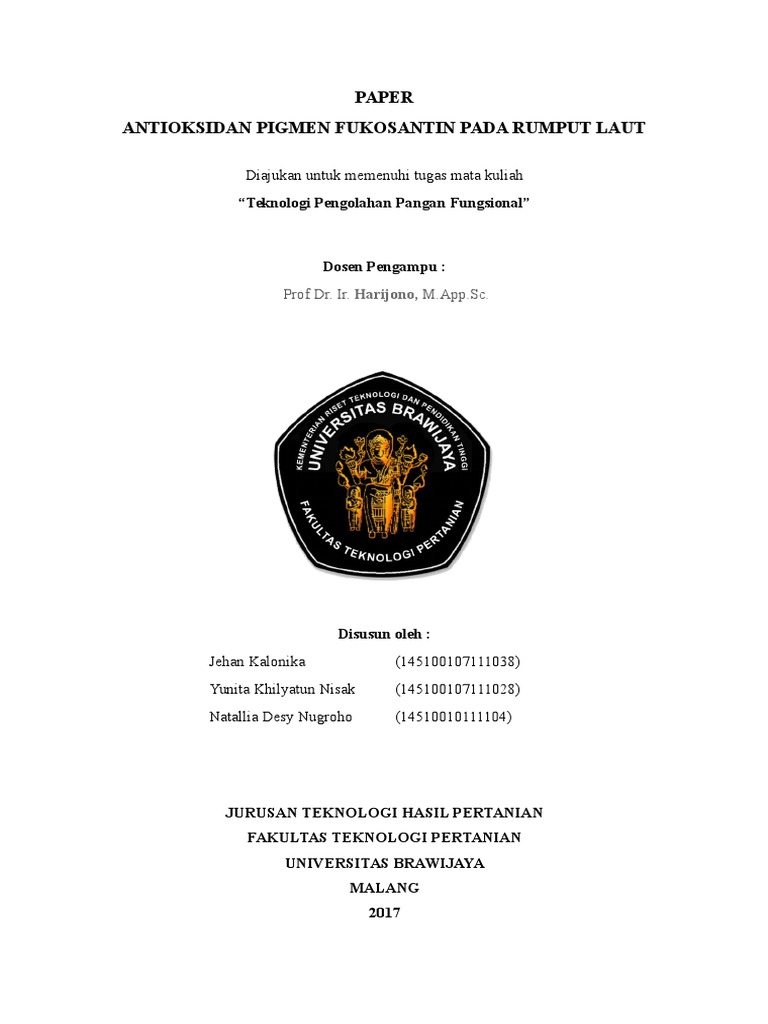 Antioksidan fuksantin