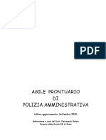 Agile Prontuario Di Polizia Amministrativa - Rubeis PDF