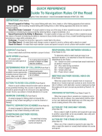 IMO Rule of The Road International Regualtions For Preventing ...
