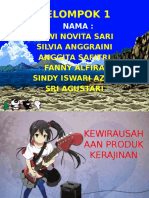 Kewirausahaan Produk Kerajinan