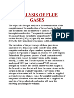 Analysis of Flue Gases