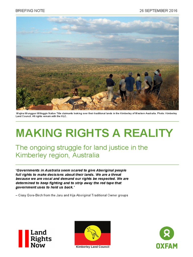 Making Rights A Reality: The Ongoing Struggle For Land Justice in The ...