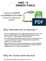 Alternate Fuels