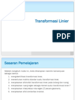 Transformasi Linier PDF