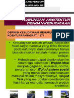 Hubungan Arsitektur Dan Kebudayaan PDF