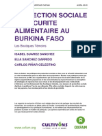 Social Protection and Food Security in Burkina Faso: Boutiques témoins