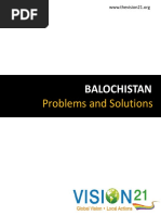 Balochistan Problems Solutions