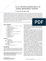 2010 Ming-Simple Analysis on Thermal Performance of SCPP Generation Systems