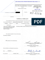 Criminal Complaint and Affidavit Against Steve Stockman