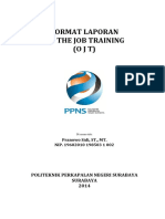 Format Laporan OJT 2014