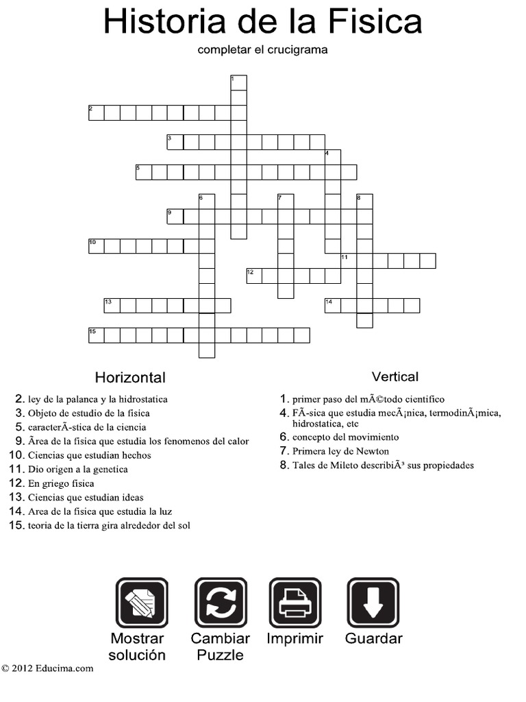 Https WWW Educima com Crosswordgenerator Spa Crossword PDF