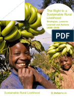 The Right To A Sustainable Rural Livelihood: Strategies, Lessons Learned and Actions (2008-2016)