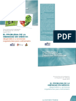 Cofemer Problema Obesidad en Mexico 2012 PDF