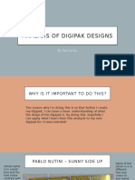 Analysis of Digipak Designs: by Sam Jones