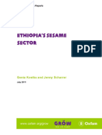 Ethiopia's Sesame Sector: The Contribution of Different Farming Models To Poverty Alleviation, Climate Resilience and Women's Empowerment