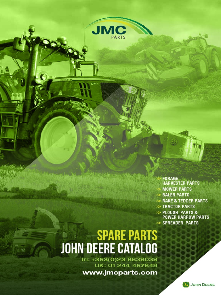 John Deere has launched its first ever printed parts catalogue