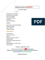 Material de Estudo de Química