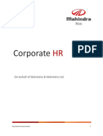 Corporate: On Behalf of Mahindra & Mahindra LTD