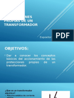 PRESENTACIÓN PROTECCIONES PROPIAS DE UN TRANSFORMADOR.pptx