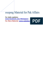 MCQS Pak Affairs