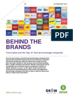 Behind The Brands: Food Justice and The 'Big 10' Food and Beverage Companies