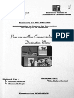 Pour Une Meilleure Commercialisation de La Destination Maroc PDF